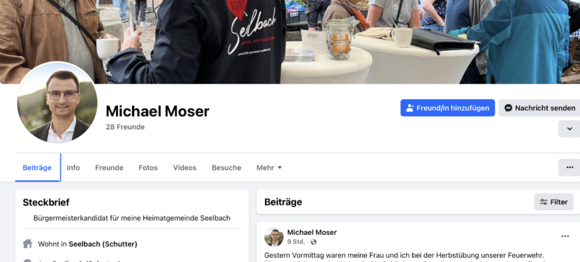 Jetzt auch auf Facebook und Instagram