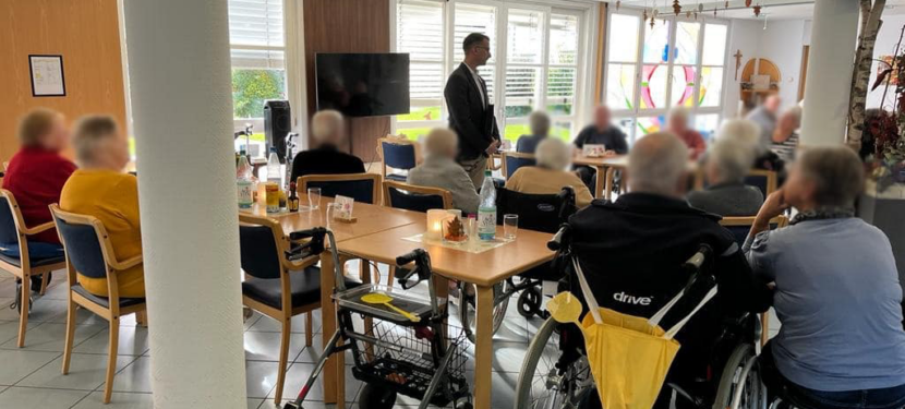 Vorstellungsrunde im Caritashaus St. Hildegard in Seelbach